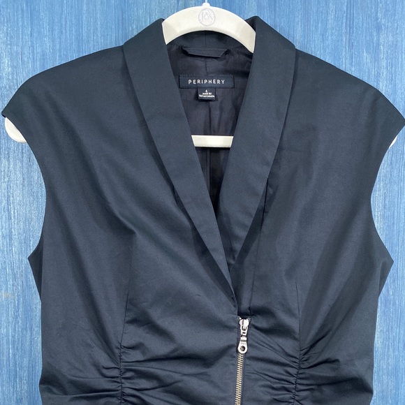 Beautiful Black Vest by Periphery I Made in Canada. - Picture 4 of 7